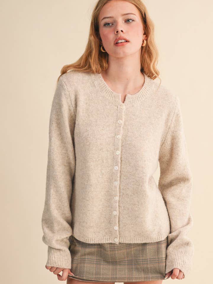 &MERCI - Wholesale Cardigan - Women's - MARLED KNIT SWEATER CARDIGAN MSW1124848