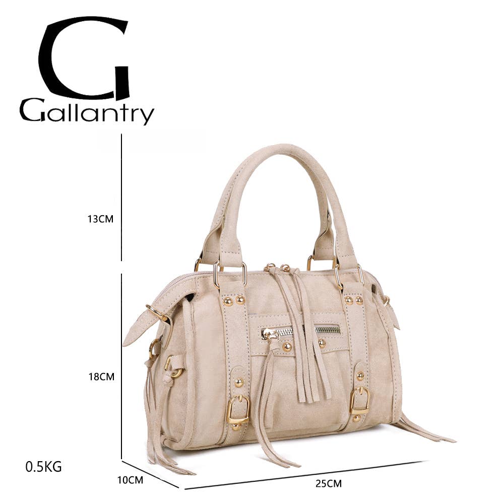 Gallantry - Venta al por mayor Bolso con correa - Mujer - Skyla Pequeño Ante Dorado5