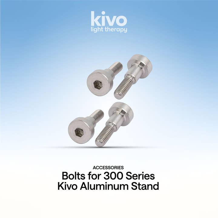 Bolts for Kivo Aluminum 300 Series Stand for wholesale by Kivo Red Light Therapy