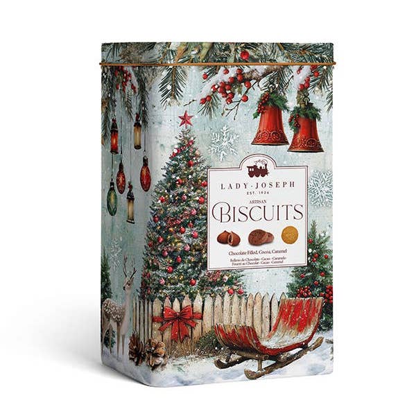 Lady Joseph Bakery - Wholesale Cookie - Christmas Biscuits Assortment. Xmas gift vegan tin