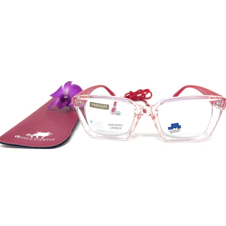 Network FIESTA JOVEN 3D Red Reading Glasses - Blue Light Filter for wholesale on Faire7