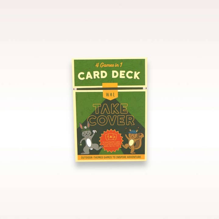 Wild Life Outdoor Adventures - Wholesale Card Game - "Take Cover" 4 in 1 Card Game