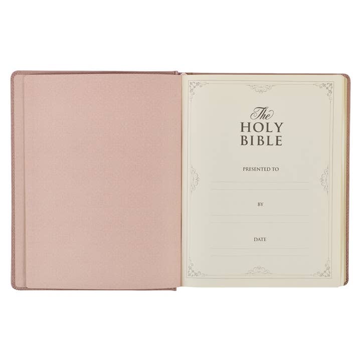 Christian Art Gifts - Wholesale Religion - KJV Note-taking Bible LP Faux Leather HC, Mauve3