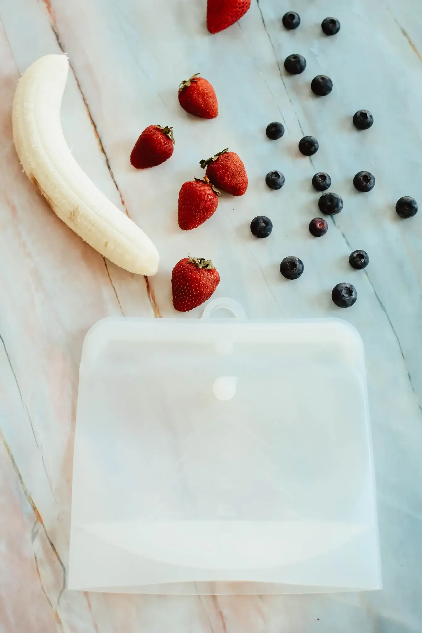 Zefiro - Wholesale Food storage wrap/bag - Turquoise Silicone Snap Close Bags - Medium2