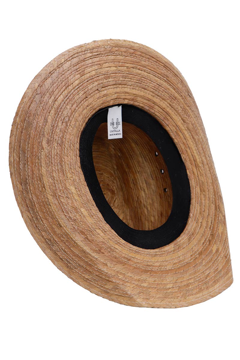 Cap Zone – Großhandel Cowboyhut – Kinder – Biggs Crown Cowboyhut aus Palmblatt-Stroh für Kinder4