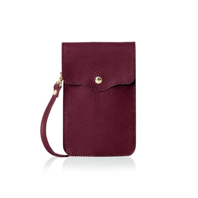 MONTTE DI JINNE – wholesale Phone wallet – women's – Italian Handmade Genuine Leather Phone Bag18