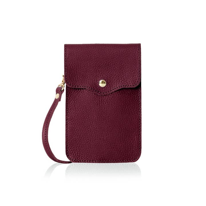MONTTE DI JINNE – wholesale Phone wallet – women's – Italian Handmade Genuine Leather Phone Bag18