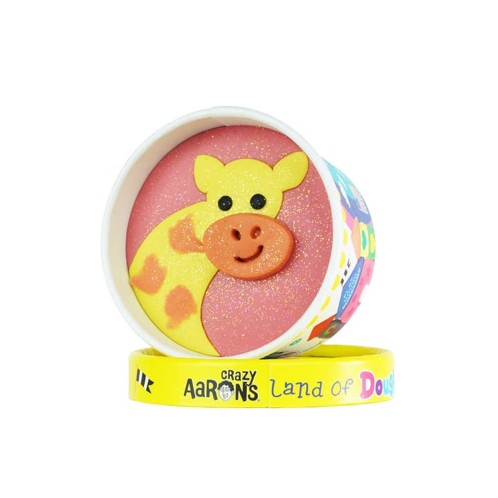 Multi Colored Land of Dough 12 Count Medium Zoo Animal Cup Display for wholesale on Faire3