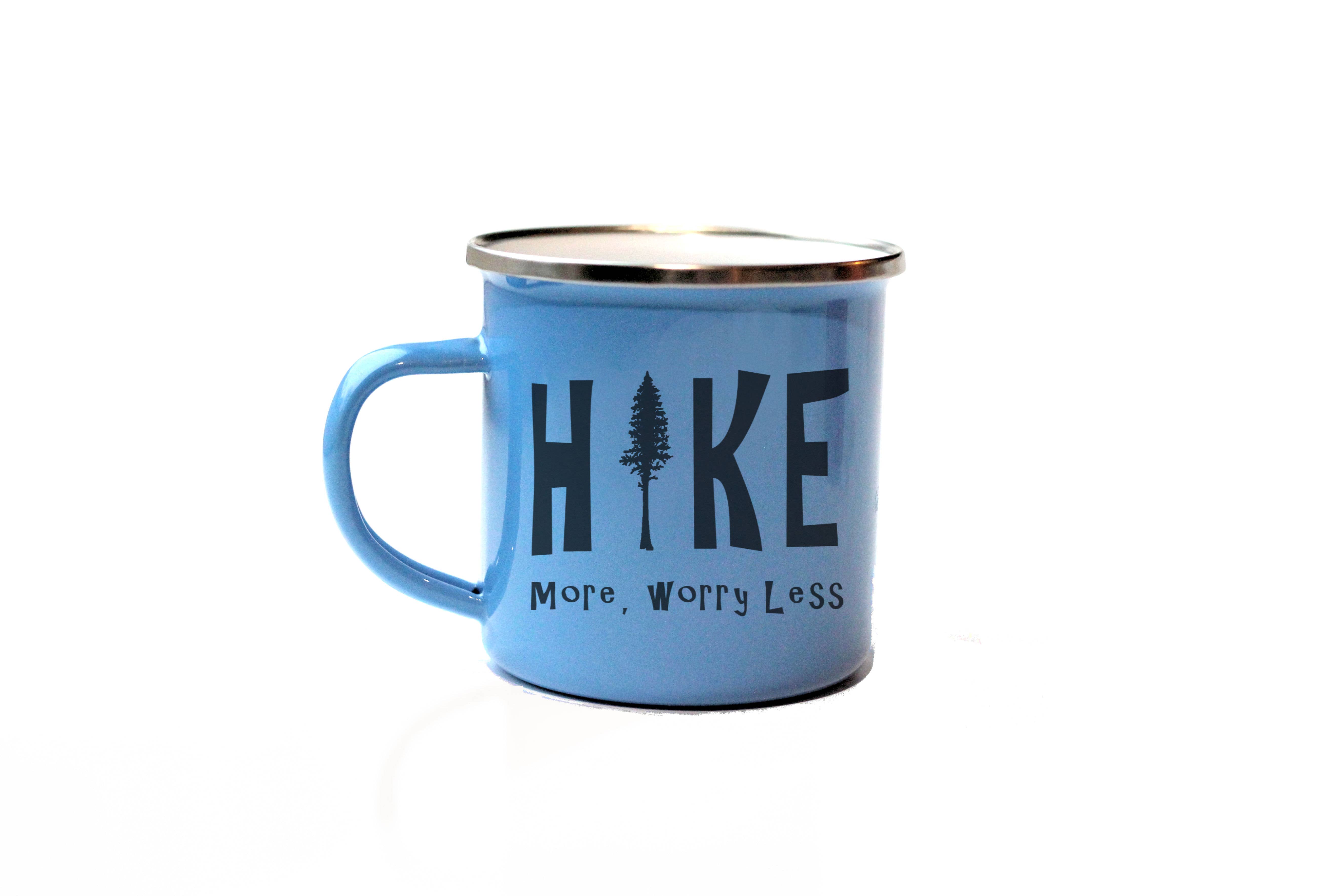 The Traveled Lane® – wholesale Coffee mug – Hike More Worry Less Camp Mug Campfire Outdoor Nature5