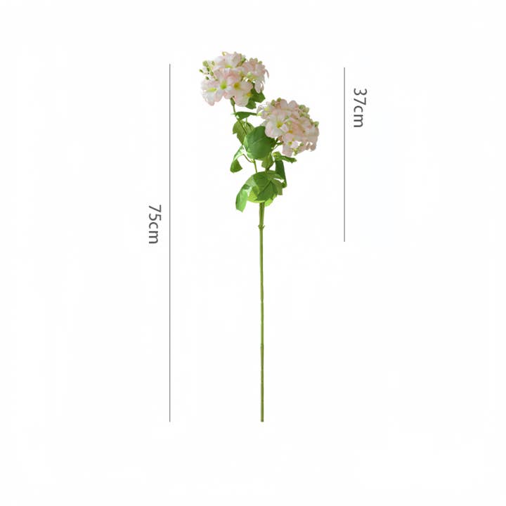 ACNITE(We cover U.S. import duties) – wholesale Artificial flowers – 2 heads Artificial Flower silk hydrangea wedding floral7