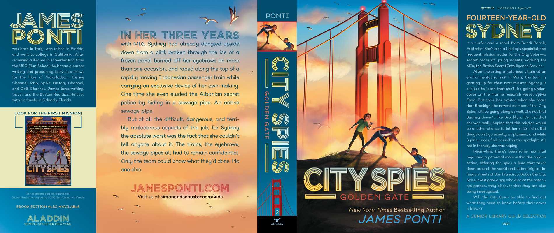 Simon & Schuster - Wholesale Middle Grade Book (9-12) - Golden Gate by James Ponti1