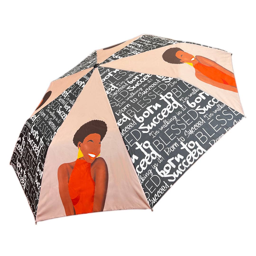 African American Expressions - Wholesale Umbrella - Unisex - Born to Succeed Umbrella0