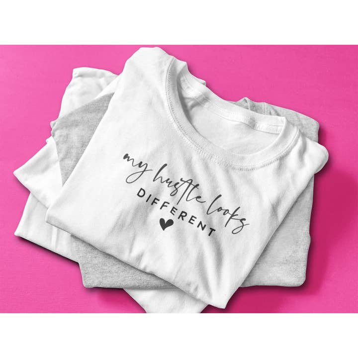 My Hustle Looks Different Tee for wholesale by IamDaishaD, LLC