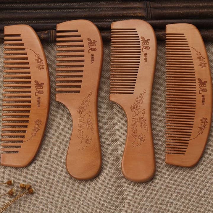 Handmade Sandalwood Comb for Home Decore Hair Care for wholesale by Keeraft