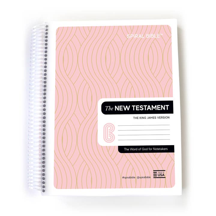Spiral Bible - Wholesale Book - Adult - Spiral Bibleâ„¢ - KJV New Testament - Pink