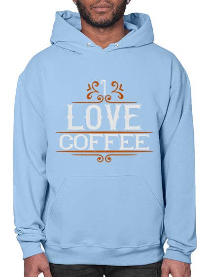 jag älskar kaffe 231# - kaffe- Hoodie för wholesale av tshirt unlimited