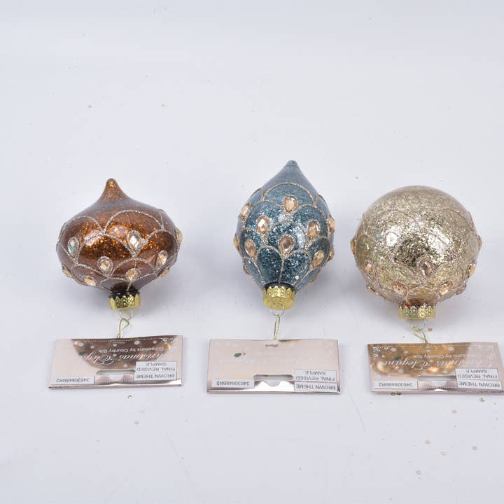 2 ASSORT 100MM CHANDELIER HP DEWALL DECORS for wholesale by Country Silk