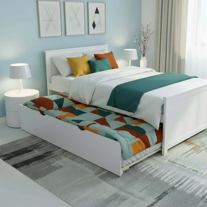 Lit blanc LYSA33" pour la vente par Petit Lit Furniture