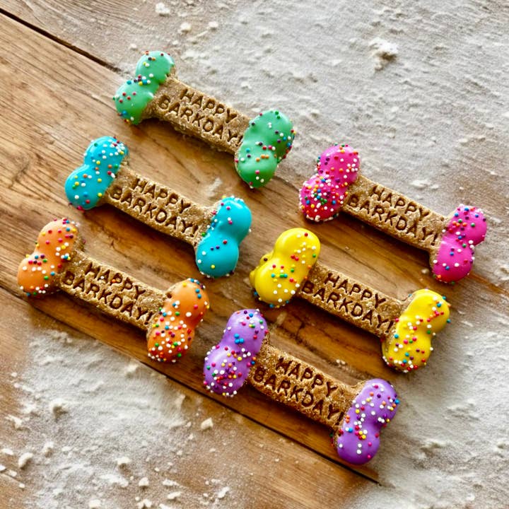 Bare HAPPY GOTCHA DAY / BARKDAY bones for wholesale by YumYum4DOGS