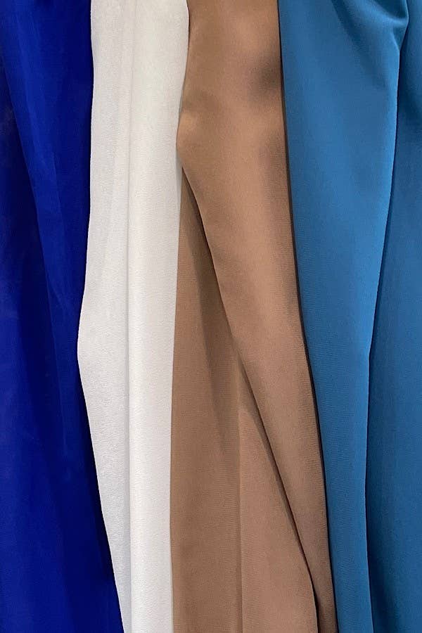 Curve Market - Wholesale Blouse - Women's - PLUS SIZE CHIFFON OFF THE SHOULDER SURPLICE TOP1