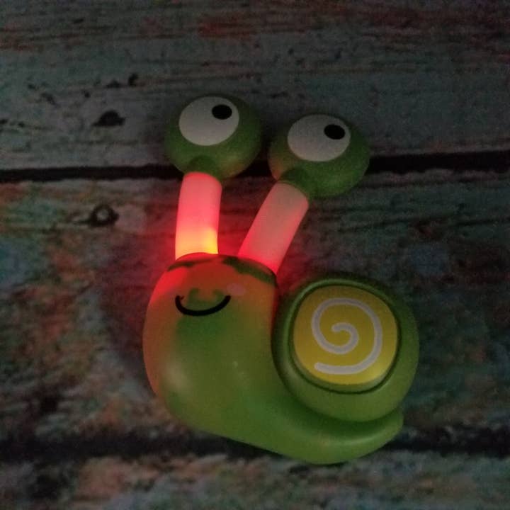 MIAS SHOP - Wholesale Fidget Toy - Kids - Pop Tube Snail Fidget Toy With Light