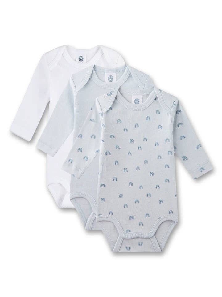 Conjunto body 1/1, pack de 3 por atacado de Sanetta