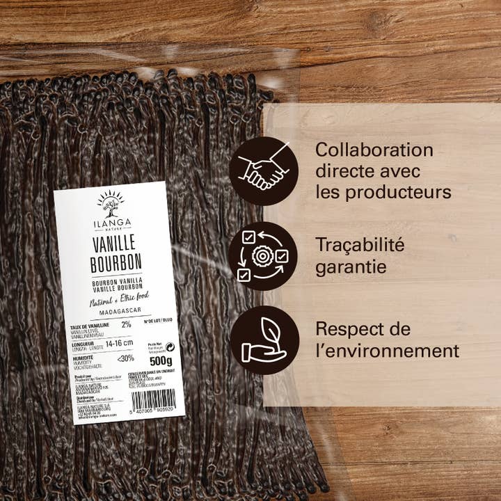 Ilanga Nature - Wholesale Vanilla/Fruit Extract - Bourbon vanilla - 500g1
