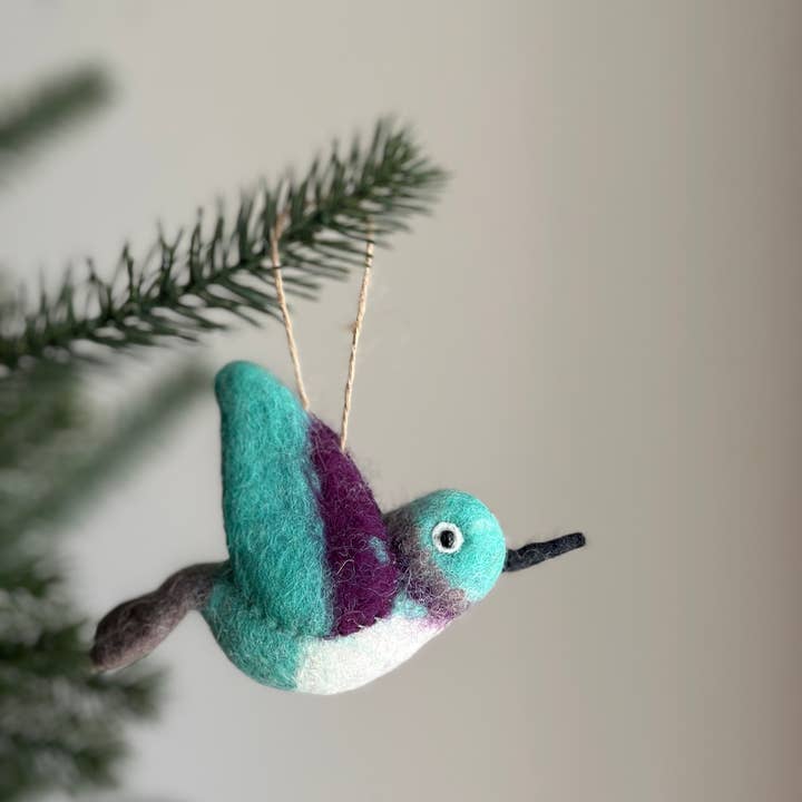 Ganapati - Wholesale Ornament Set - Hummingbird Ornament - Set of 4