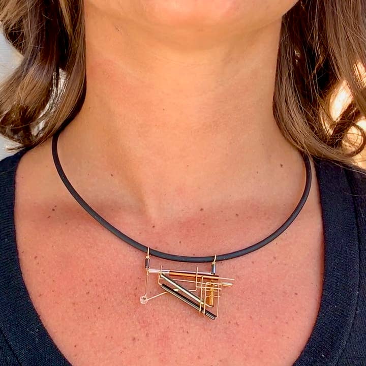 Barbie Levy Jewelry Design - Wholesale Pendant/Charm Necklace - Rubber Cord Necklace2