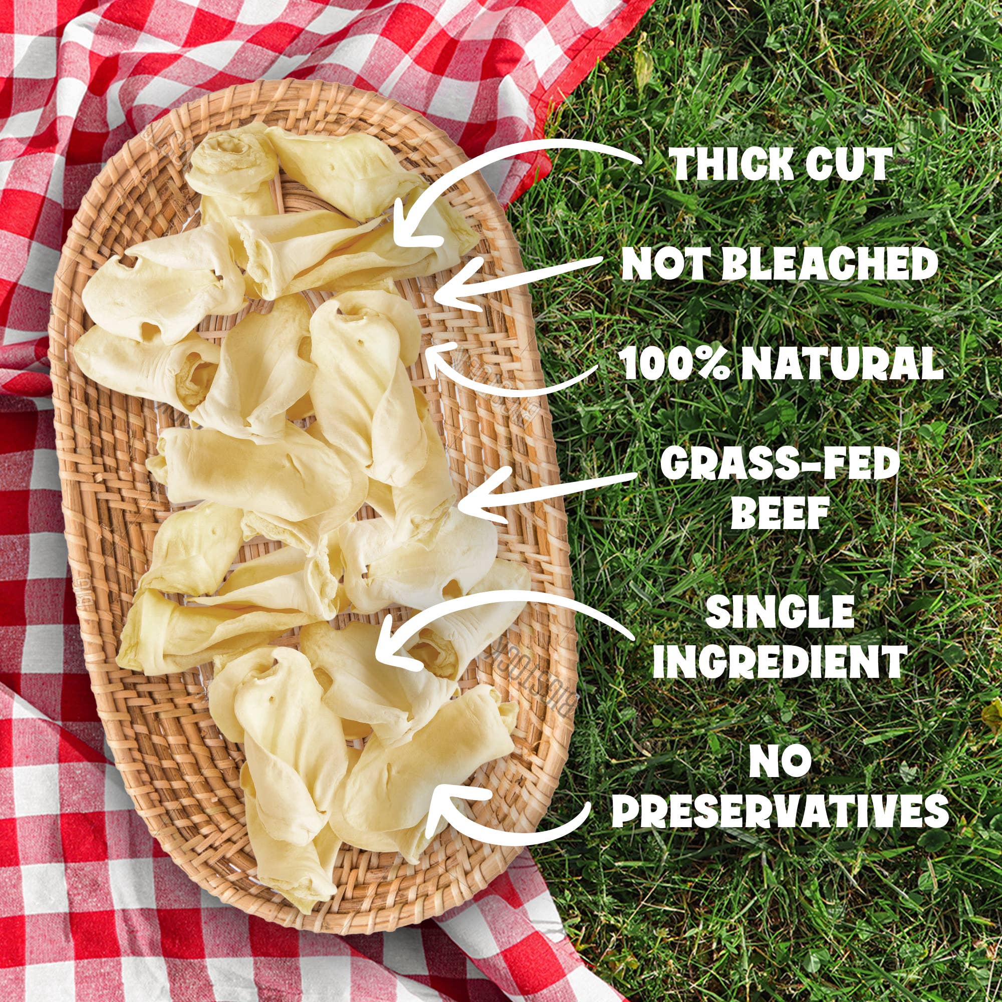 FETCHERONI - Wholesale Pet Treats - Dog - Cows Ears for Dogs, Thick and Large Dog Ears, One Ingredient5