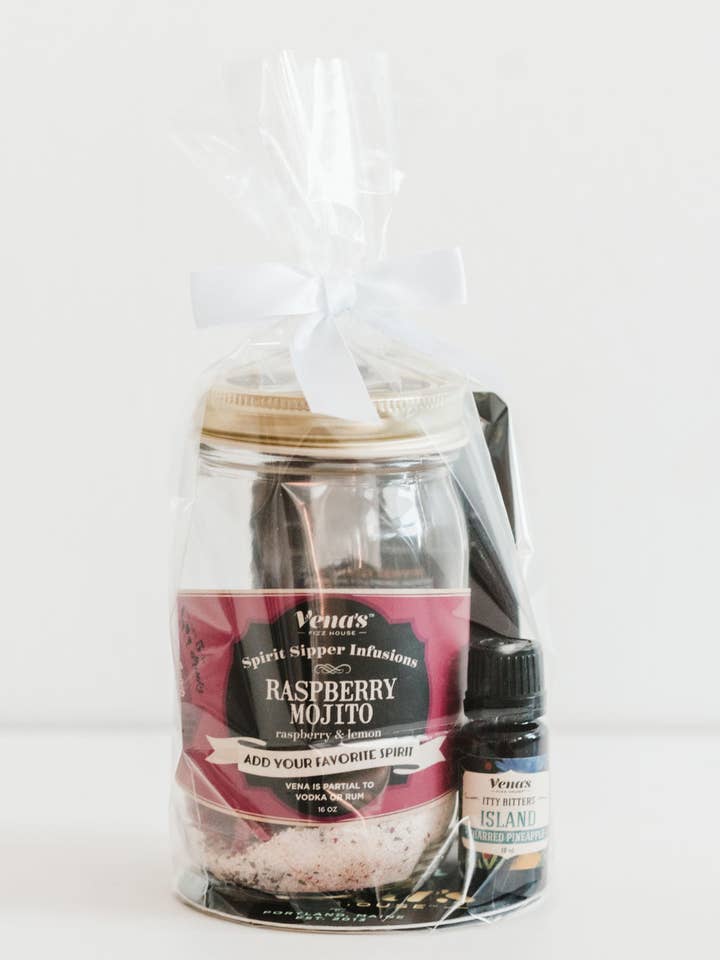 Raspberry Mojito Cocktail Pack for wholesale by Vena's Fizz House