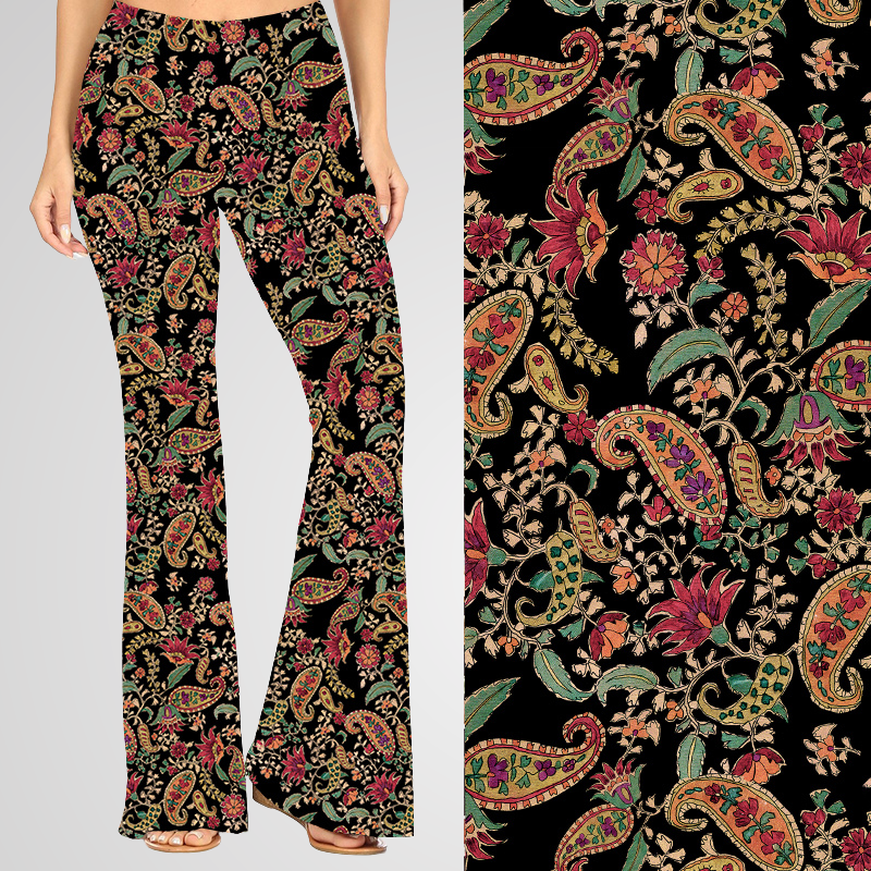 Natopia - Wholesale Pants - Women's - Pure Paisley Deluxe Bell Bottoms2