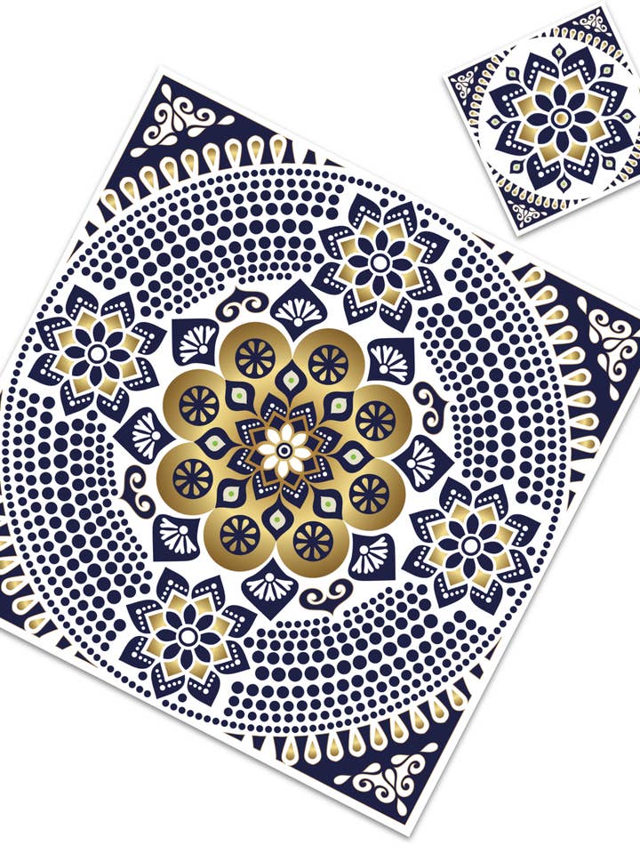 MANDALA PAPER PLACEMAT for wholesale by C SQUARED DESIGN