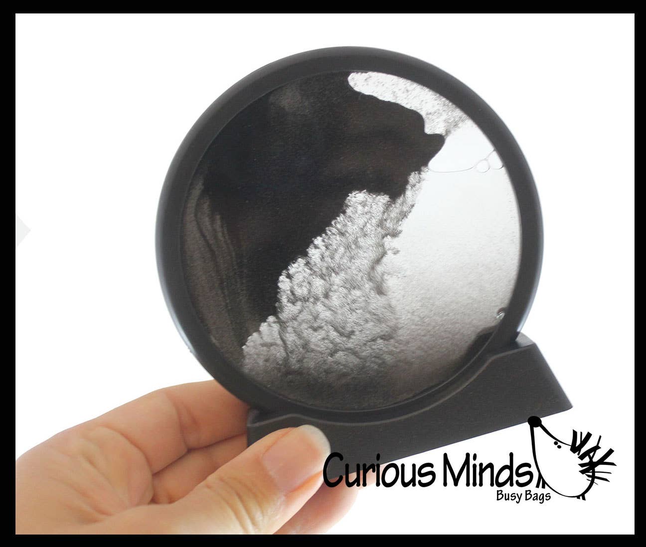 Curious Minds Toys - Vente Fidget/jouet anti-stress – enfant - 1 Paysages de sable - Sable en mouvement - Bureau apaisant, sensoriel, magasin6