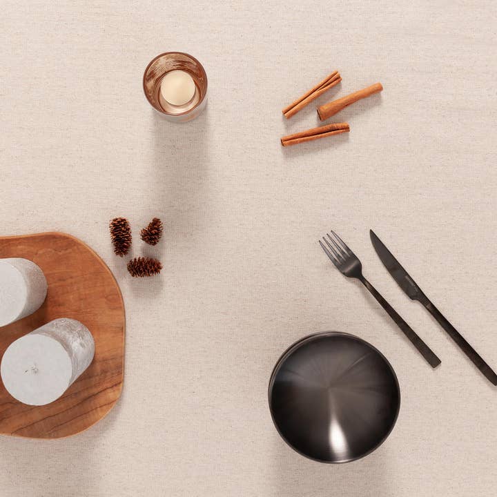 GAMUSI - Wholesale Tablecloth - STERNY soft linen Christmas jacquard tablecloth5