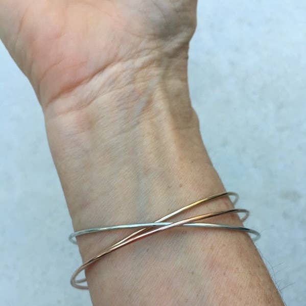 Braceletes Entrelaçados (Trio) por atacado de Lexi Jewelry