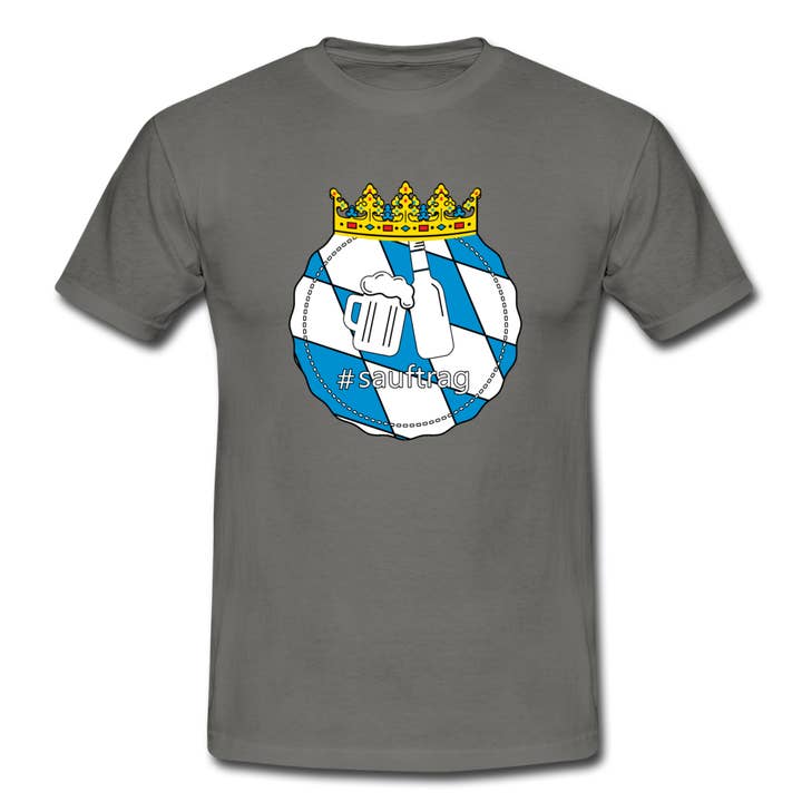 Sauftrag - Wholesale Screen Printed T-Shirt - Unisex - Sauftrag Bayern T-shirt1