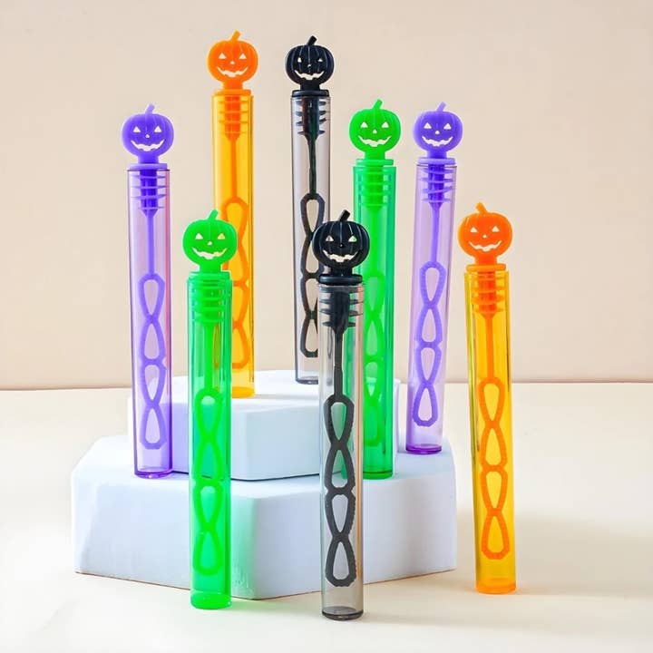 Halloween Pumpkin Bubble Wands Set - Party Favors & Gifts and other Purchase Wholesale bubble wands. Free Returns & Net 60 Terms on Faire trending on Faire.