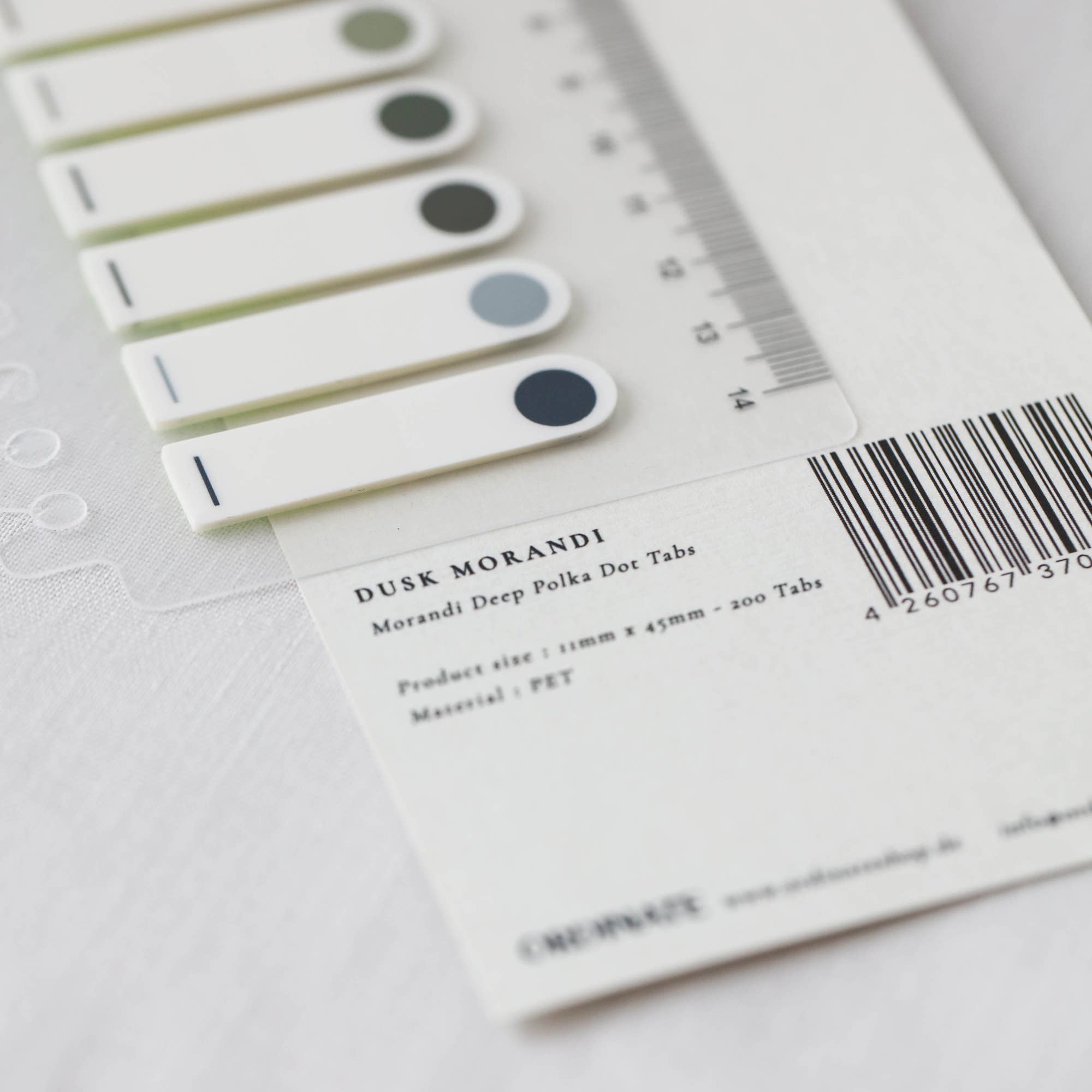 Ordinate – wholesale Bookmark – Dusk Morandi Tabs and writable sticky notes Ordinate5