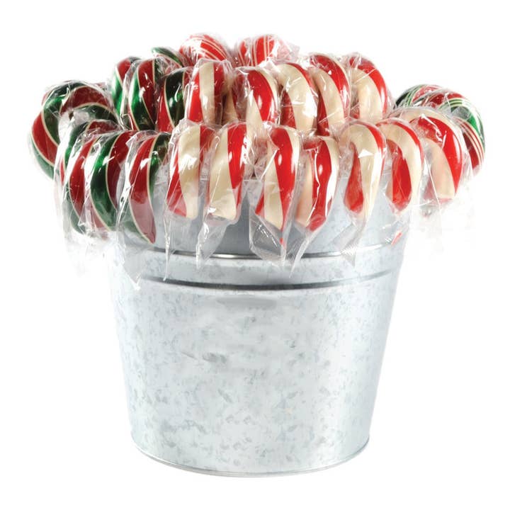 Candy Cane / Lollipop Countertop Display - 1-Bucket for wholesale by Hammond's Candies