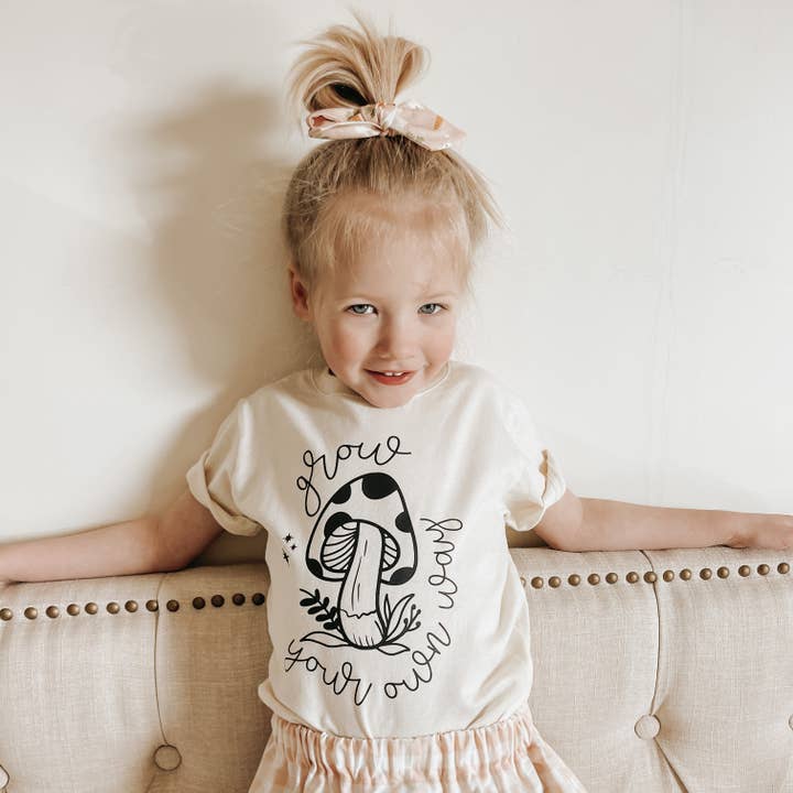 Cresce à Tua Maneira | Body ou T-shirt de Bebé 100% Algodão por atacado de Wildflowers + Cotton