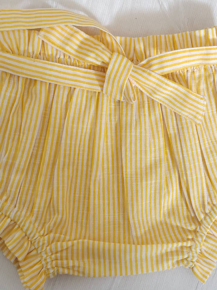 Yo Baby - Wholesale Top & Pant Set - Kids - Adorable 2-Piece Yellow Checks Top & Striped Pants Set for Kids & Infants4