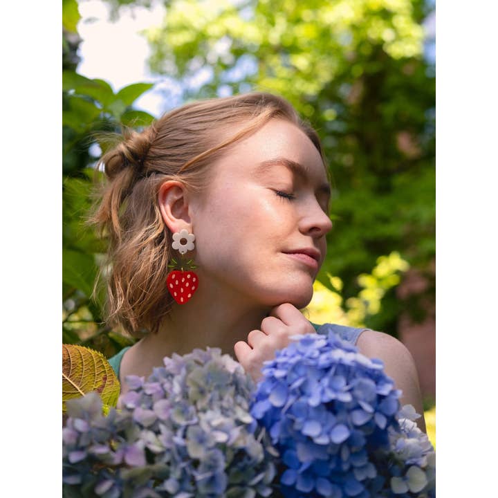 Sleepy Mountain - Vendita all'ingrosso Orecchini pendenti - Orecchini pendenti fragola7