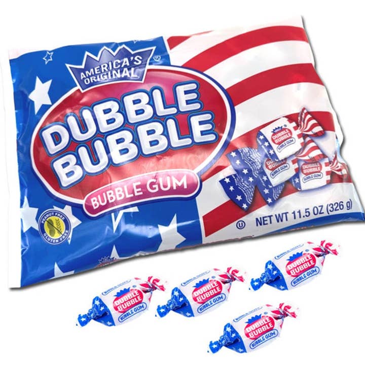 Dubble Bubble Flag Twists Bubble Gum 11.5oz - 12ct for wholesale by I Got Your Candy