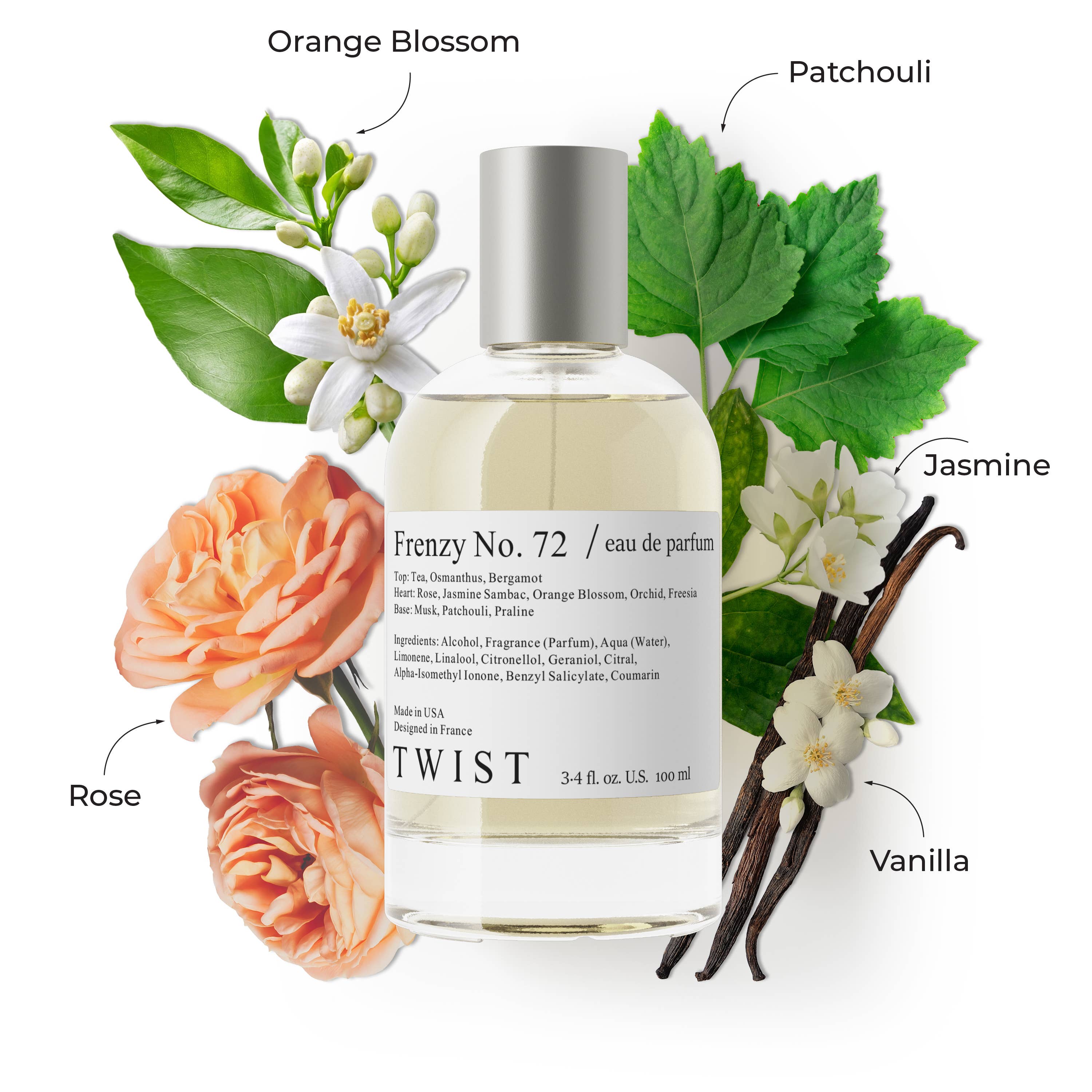 House of Twist - Wholesale Perfume/Eau de Toilette - Twist Frenzy No. 72 Inspired by V & R Flower Bomb Perfume0