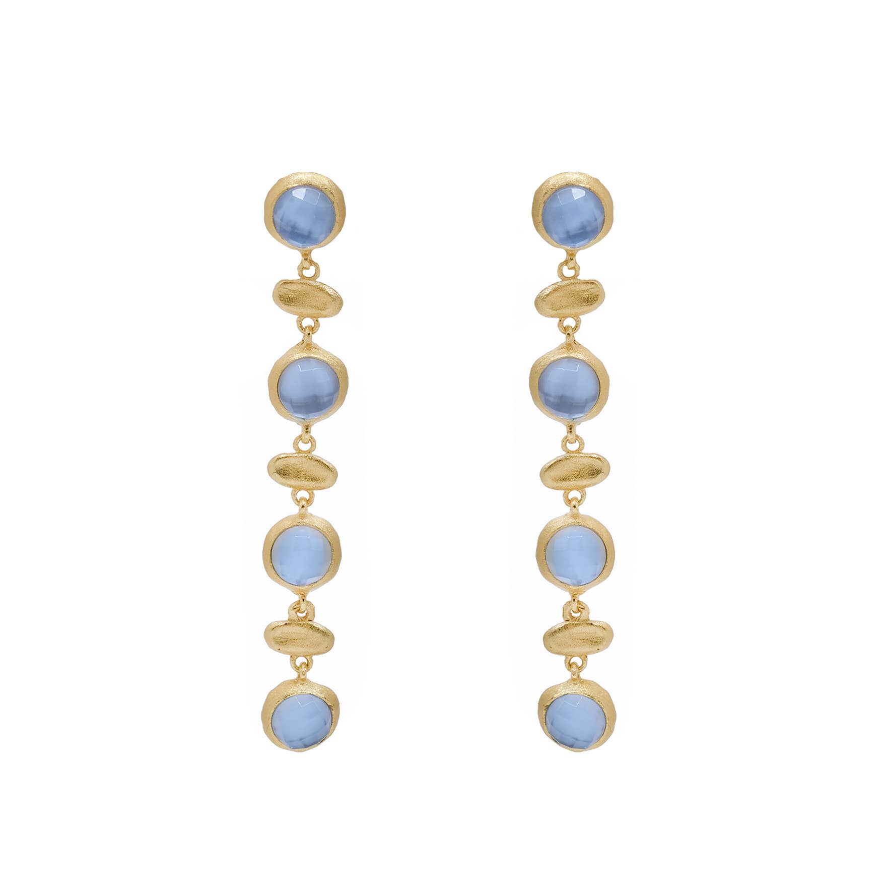 Marcia Moran - Wholesale Dangle Earrings - Fila Drop Stone Earrings1