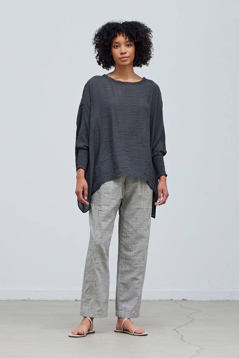 Grade & Gather - Vente Chemisier – femme - 40250PP - BLOUSE À MANCHES SMOCKÉES16