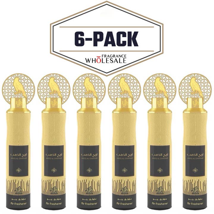 FRAGRANCE WHOLESALE LTD - Wholesale Air Freshener - AL WATANIAH AREEJ AL DAHAAB Air Freshener 300ml 6x PACK (6 units) 6x PACK (6 units)1