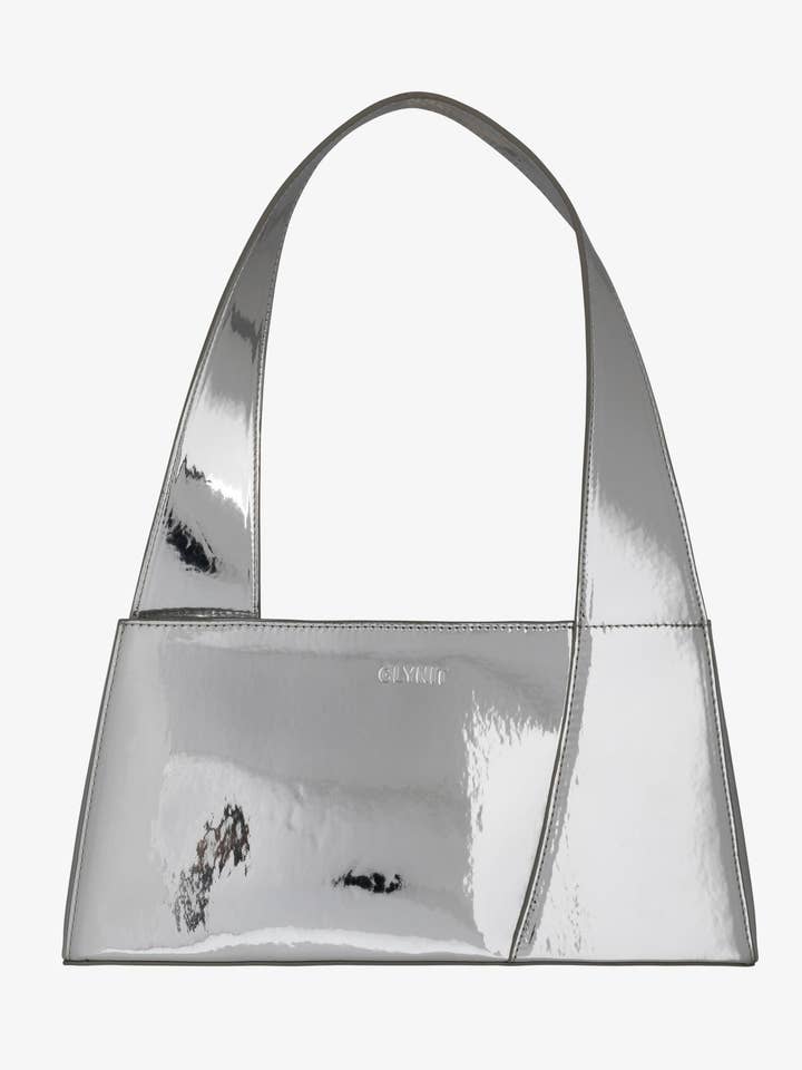 Brooke tas i metallisk sølv for engroshandel hos Glynit