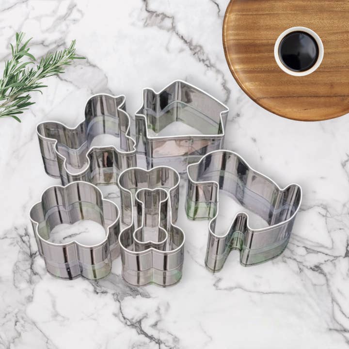 Dog-shaped Cookie Cutters for wholesale by Kiki's Keepsakes LLC